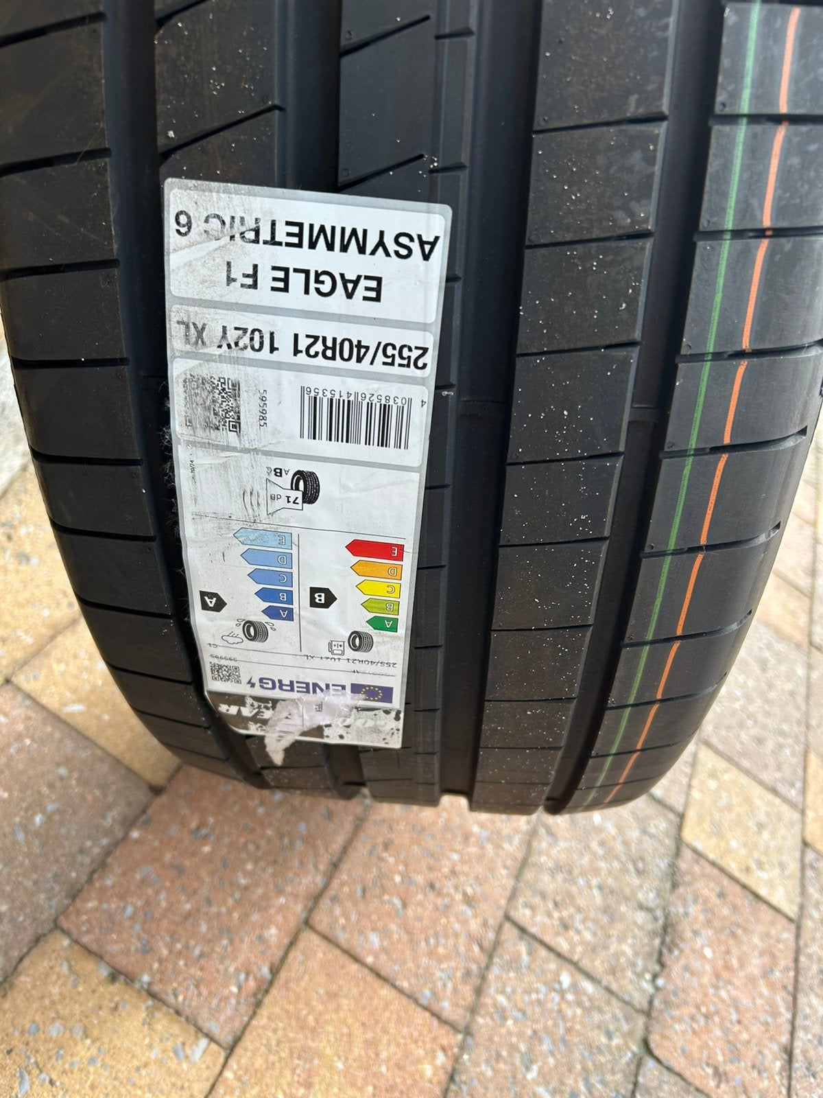PNEU GOODYEAR EAGLE F1 ASYMÉTRIQUE 6 255/40 R21 102 Y XL *, Neuf, 255 mm, Enlèvement ou Envoi, Véhicule de tourisme