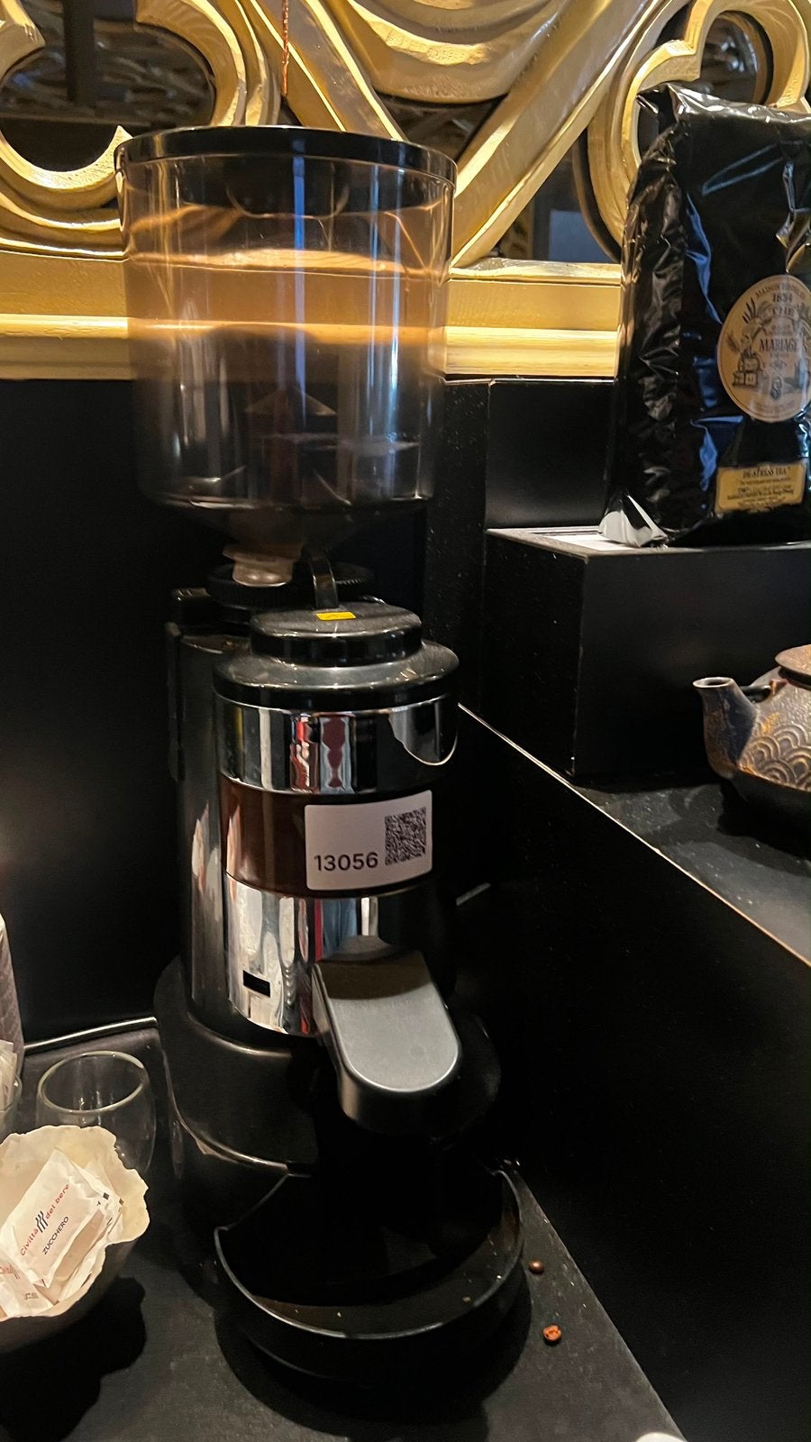 Professionele koffiemolen, Enlèvement, Moulin à café