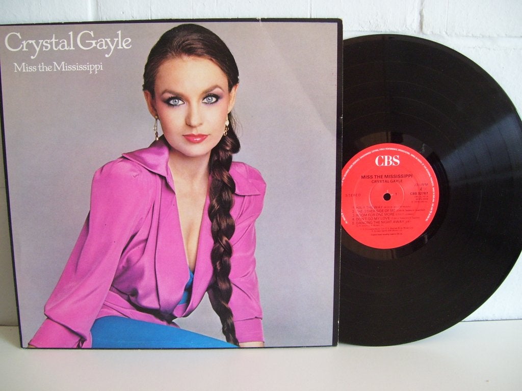 CRISTAL GAYLE  miss the mississippi, Cd's en Dvd's, Vinyl | Country en Western, Originele persing, Ophalen of Verzenden, 12 inch
