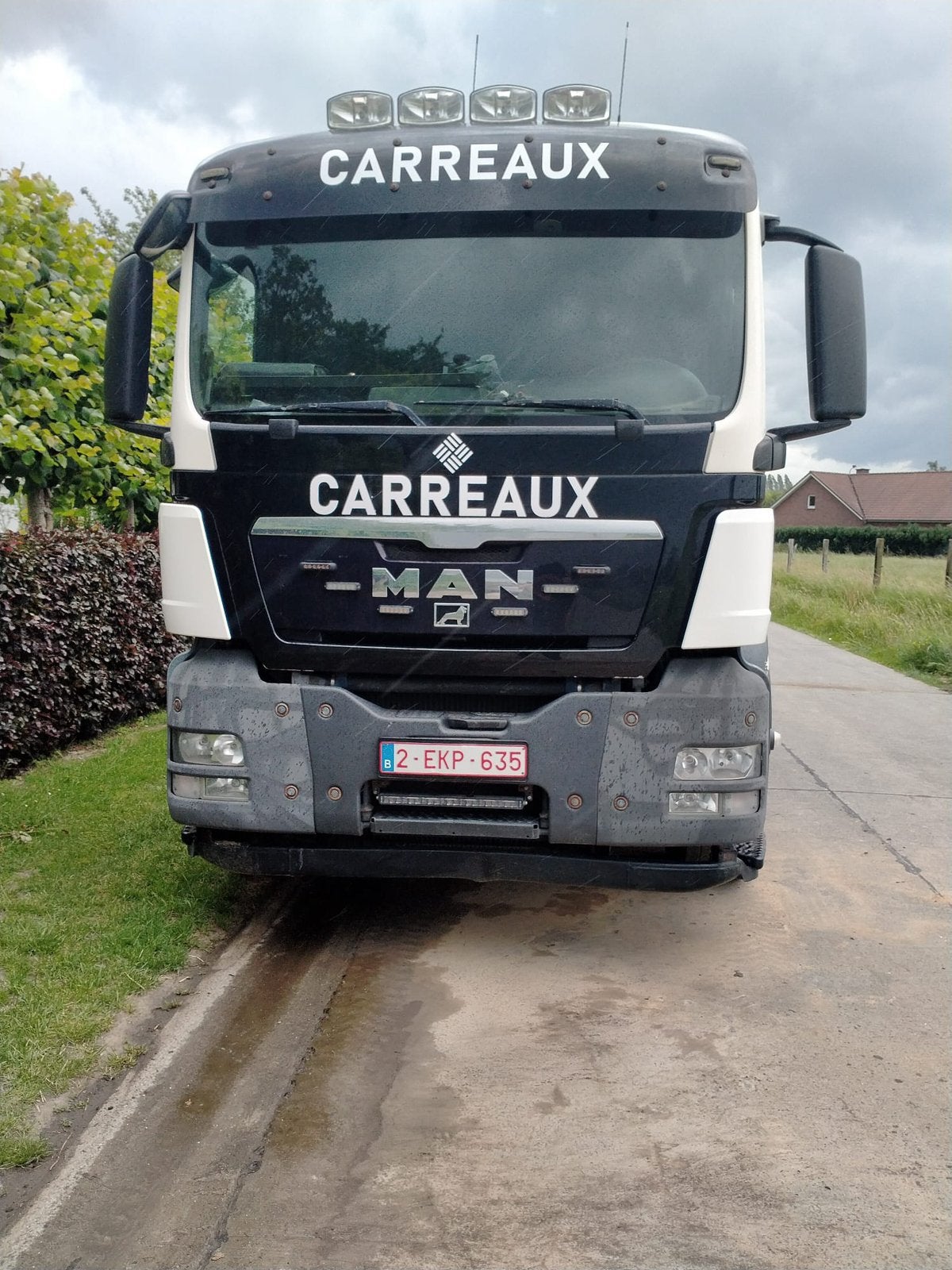 MAN 26.440 containersysteem, Auto's, Euro 5, MAN, Wit, Grijs