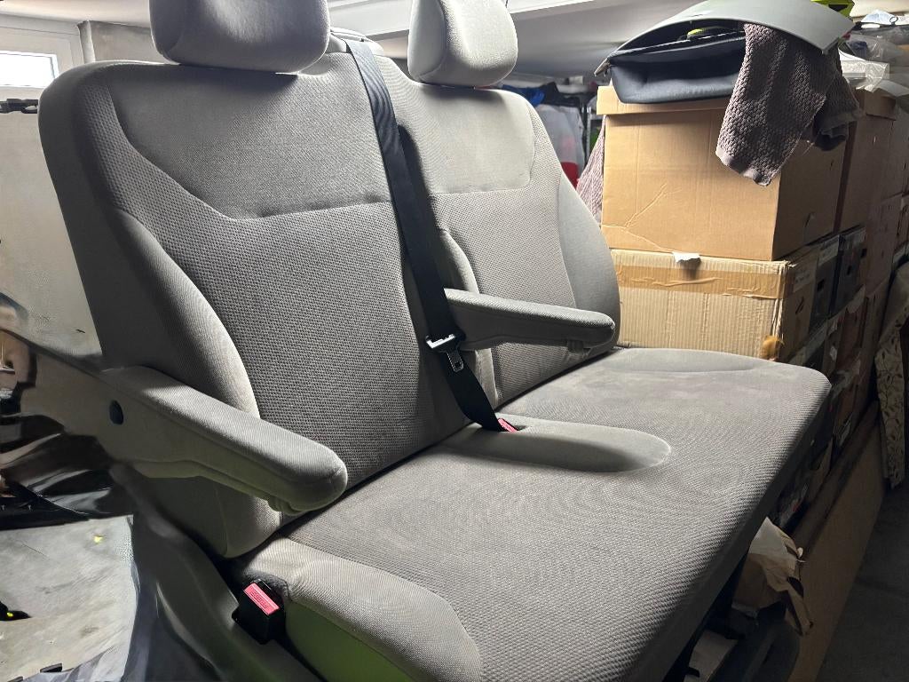 2-zits passagiersbank zitbank voor opel vivaro 2006, Auto-onderdelen, Ophalen, Gebruikt, Renault, Interieur en Bekleding