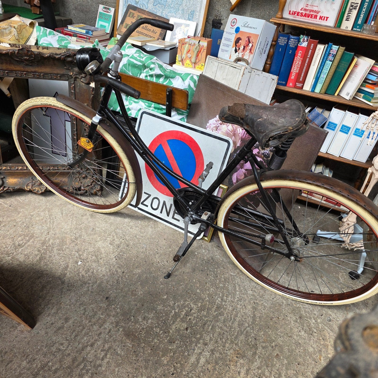 Zeldzame antieke Belgische fiets ‘La Catalante’, Fietsen en Brommers, Fietsen | Oldtimers, Ophalen