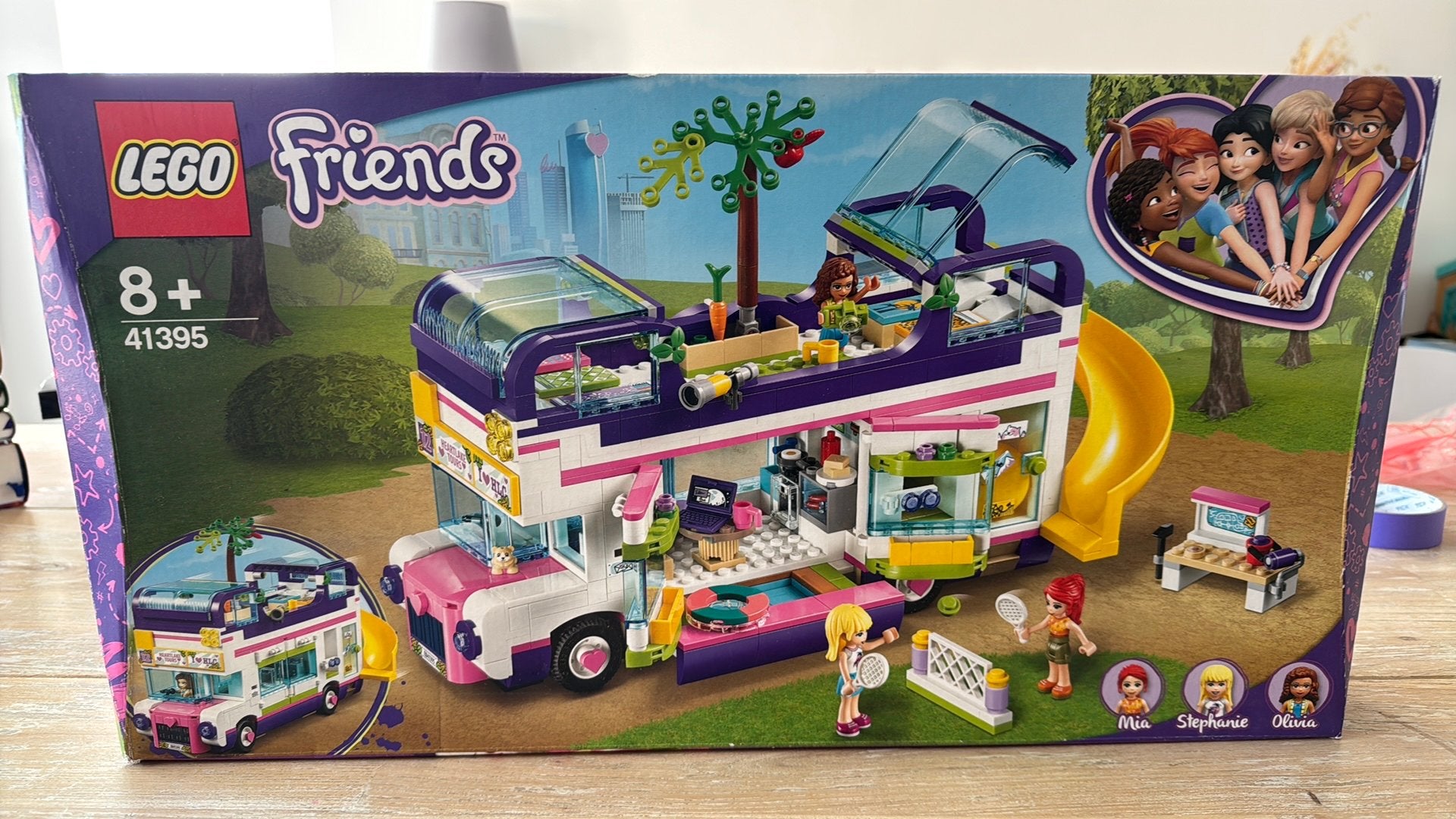 Vriendschapsbus Lego Friends 41395, Lego, Ensemble complet, Friends, Comme neuf