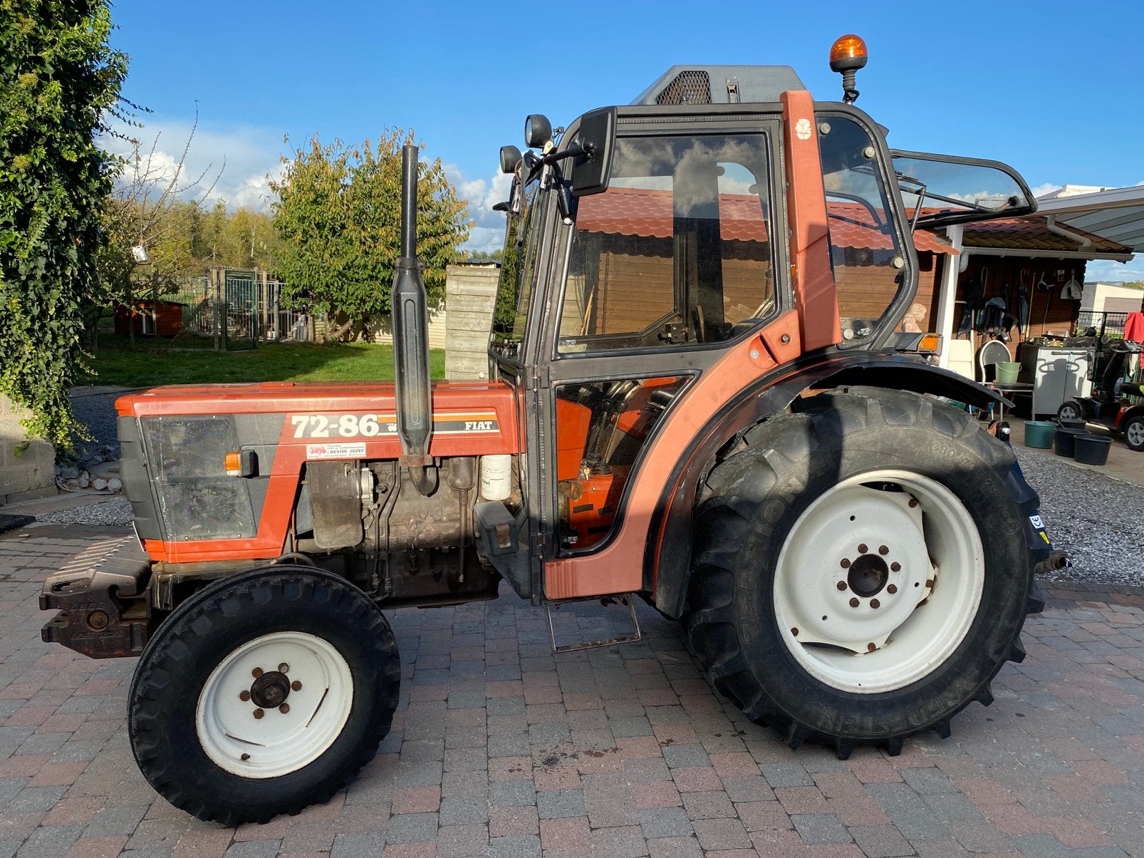 Tractor fiat 72-86 smalspoor, Ophalen, Fiat