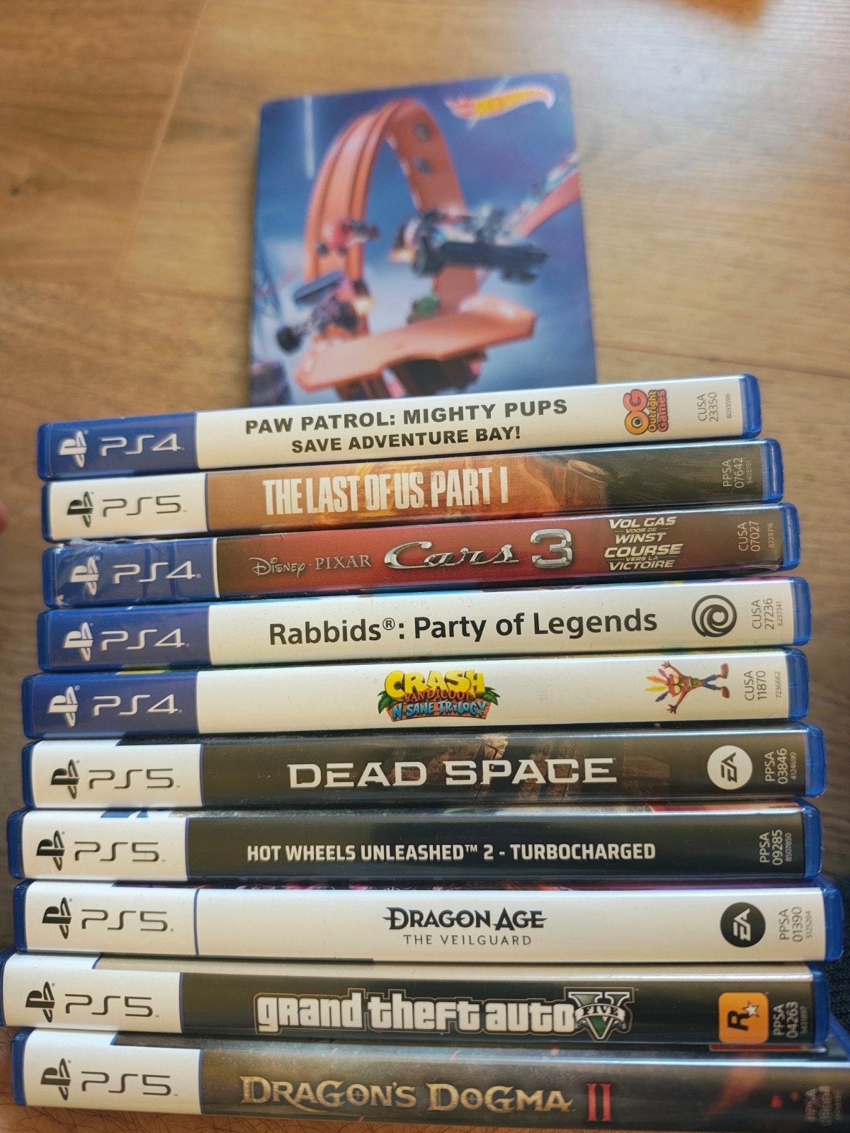 ps5/4 games, Enlèvement