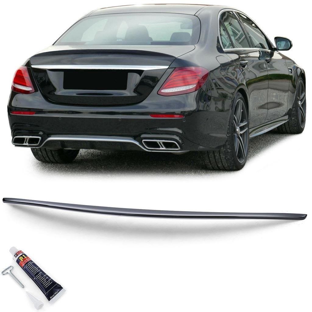 Spoiler Achterklep Zwart Voor Mercedes E KlasseW213 Sedan, Verzenden