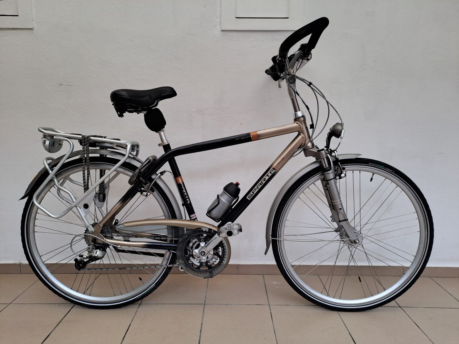 Sparta argeon tracking herenfiets, Ophalen, Gebruikt