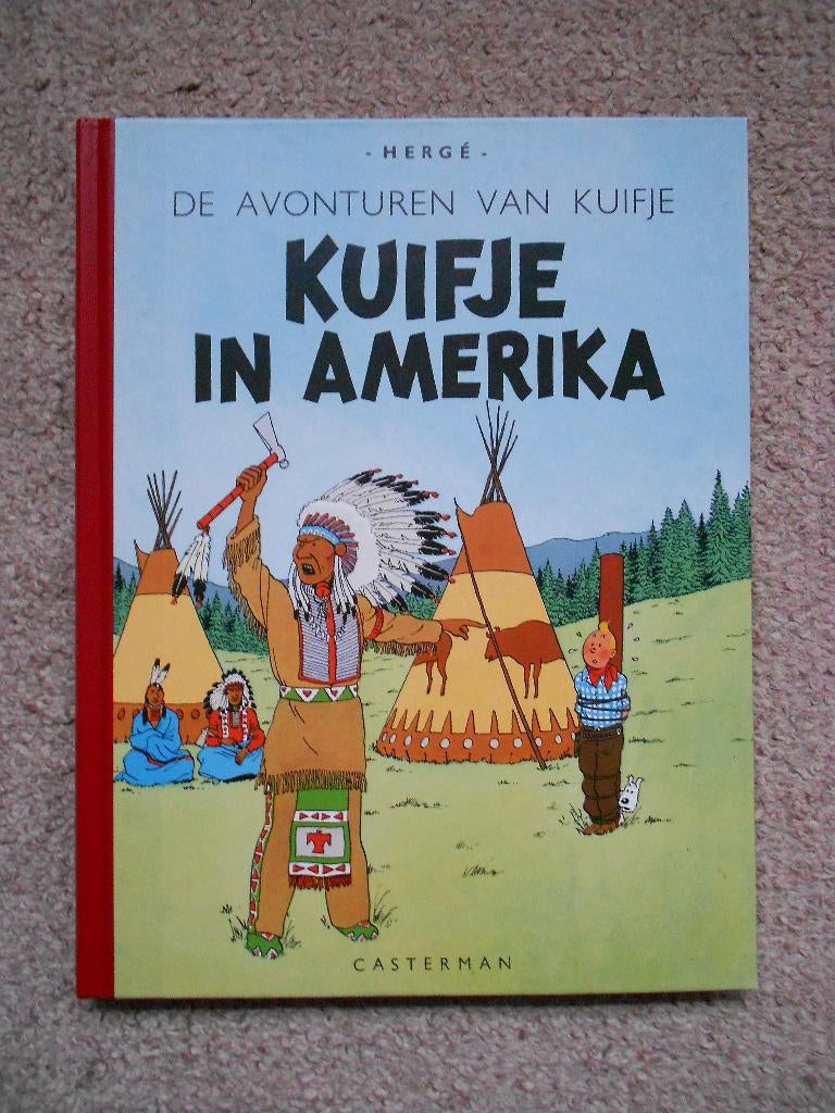Kuifje in Amerika - hardcover facsimile 2005 - nieuwstaat, Boeken, Eén stripboek, Nieuw, Ophalen of Verzenden, Herge
