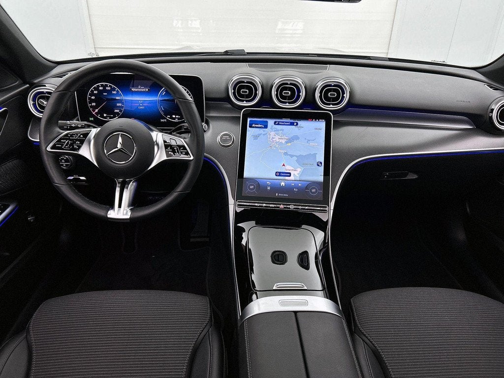 Mercedes-Benz C-Klasse 300 de break Luxury Line Panoramisch, Autos, 1800 kg, Entreprise, Hybride Électrique/Diesel, Automatique