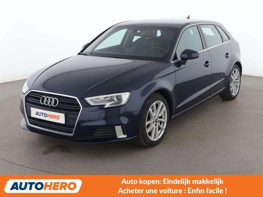 Audi A3 35 TFSI Sport (année de construction 2018), Autos, Cuir, 149 g/km, Boîte manuelle, Noir