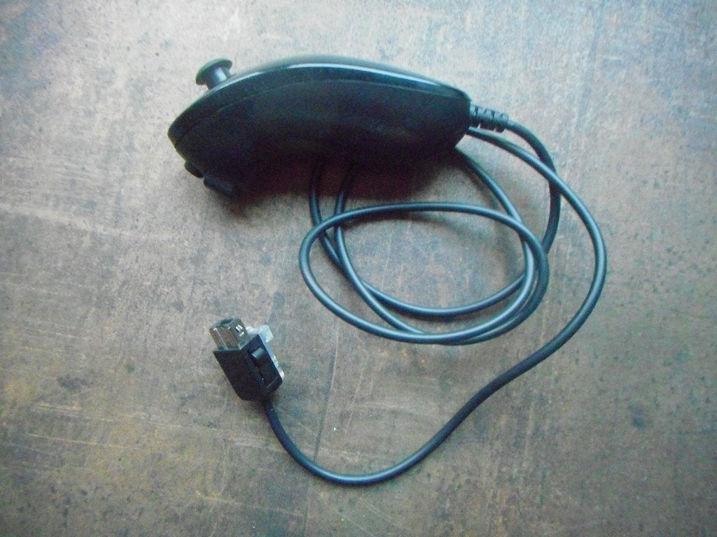 Black Nunchuck voor Wii (zie foto's), Games en Spelcomputers, Games | Nintendo Wii, Gebruikt, Overige genres, 1 speler, Ophalen of Verzenden