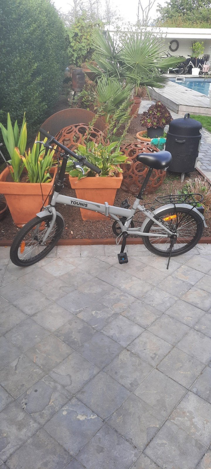 plooifiets Tounis, Ophalen