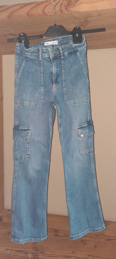 Mooie jeansbroek Zara maat 152 - 11/12 jaar, Broek, Meisje, Zara , Ophalen of Verzenden