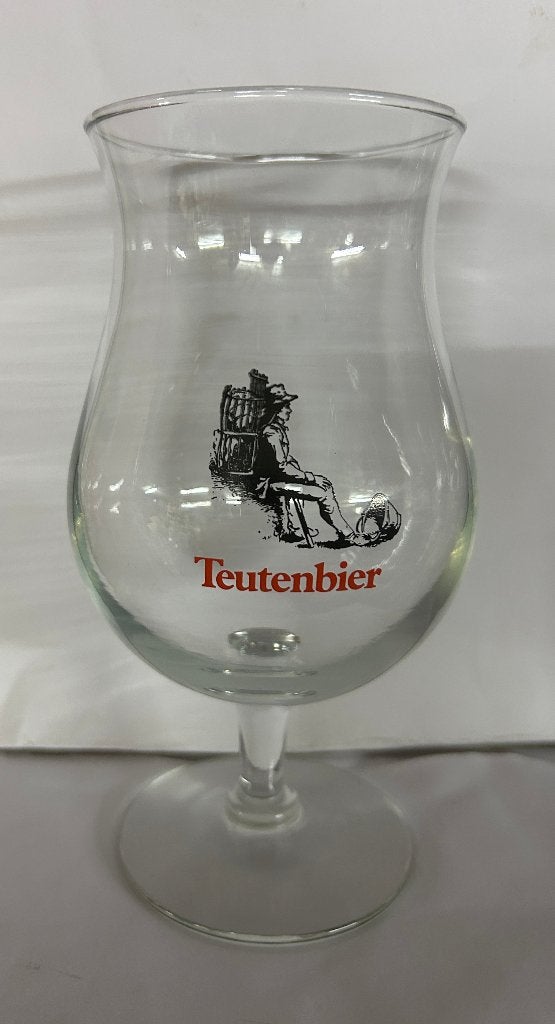 Bierglas 1/2 liter Teutenbier, Verzamelen, Ophalen of Verzenden, Zo goed als nieuw, Glas of Glazen, Overige merken