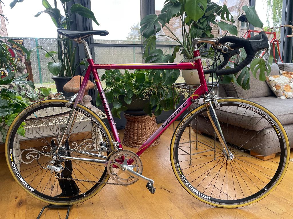 Koersfiets Sportivo Columbus MAX Campagnolo/ Ambrosio / 3TTT, Fietsen en Brommers, Fietsen | Racefietsen, Zo goed als nieuw, Heren