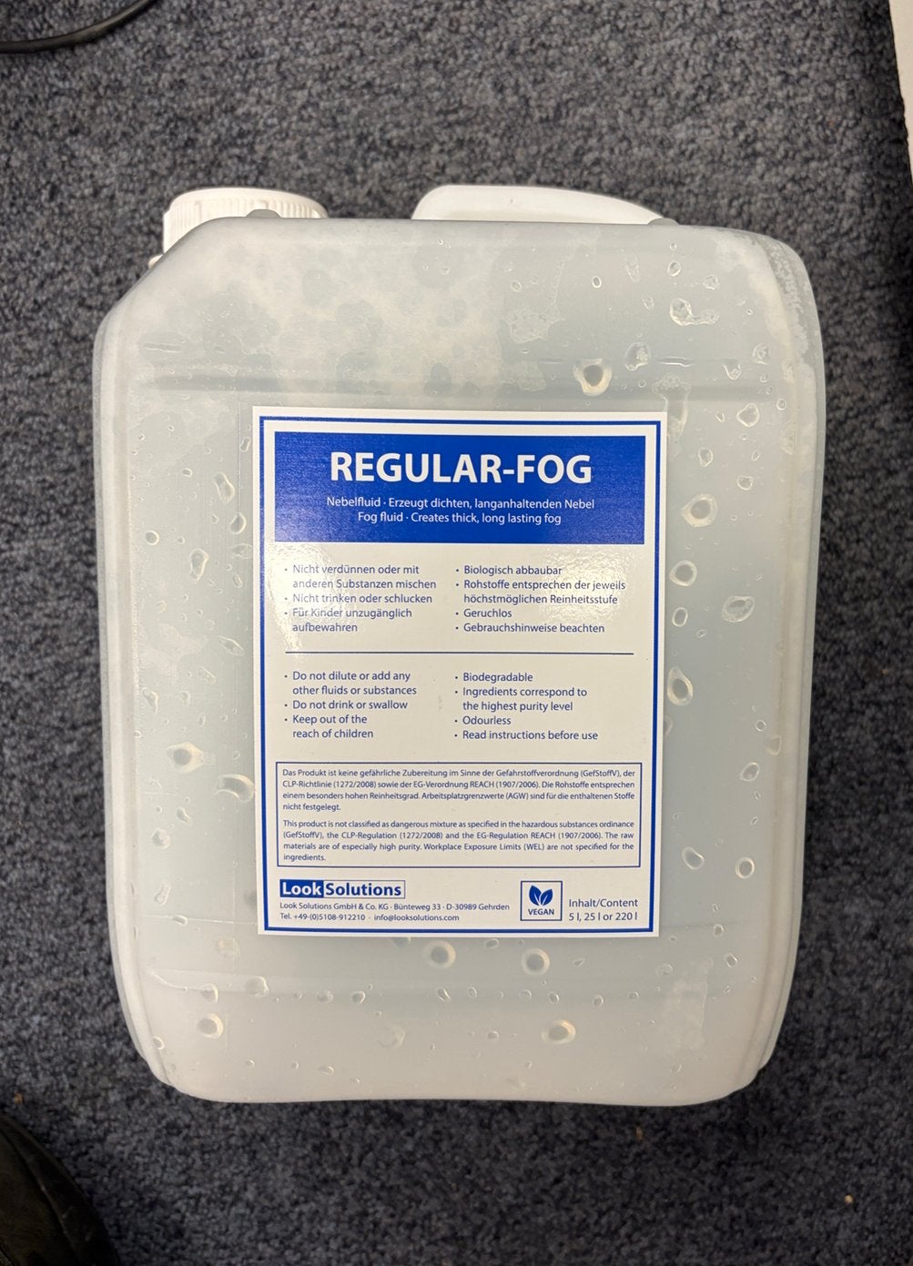 Smoke machine fluid for sale, Enlèvement, Comme neuf