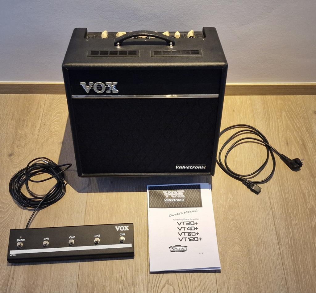 VOX VT80+, Musique & Instruments, Amplis | Basse & Guitare, Enlèvement ou Envoi, Utilisé, Guitare, 50 à 100 watts