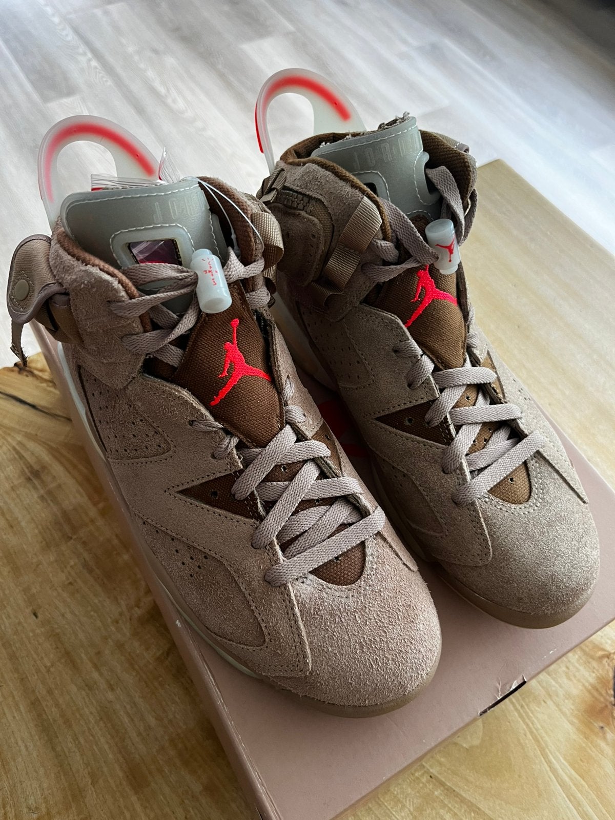 Jordan 6 Travis Scott British Khaki, Ophalen of Verzenden, Nieuw