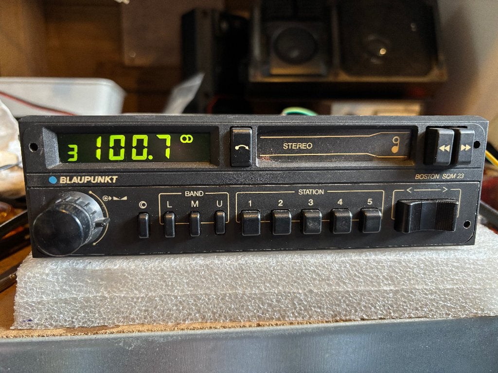 Blaupunkt Boston SQM23 - 1985 - Porsche optie M688, Enlèvement ou Envoi, Utilisé