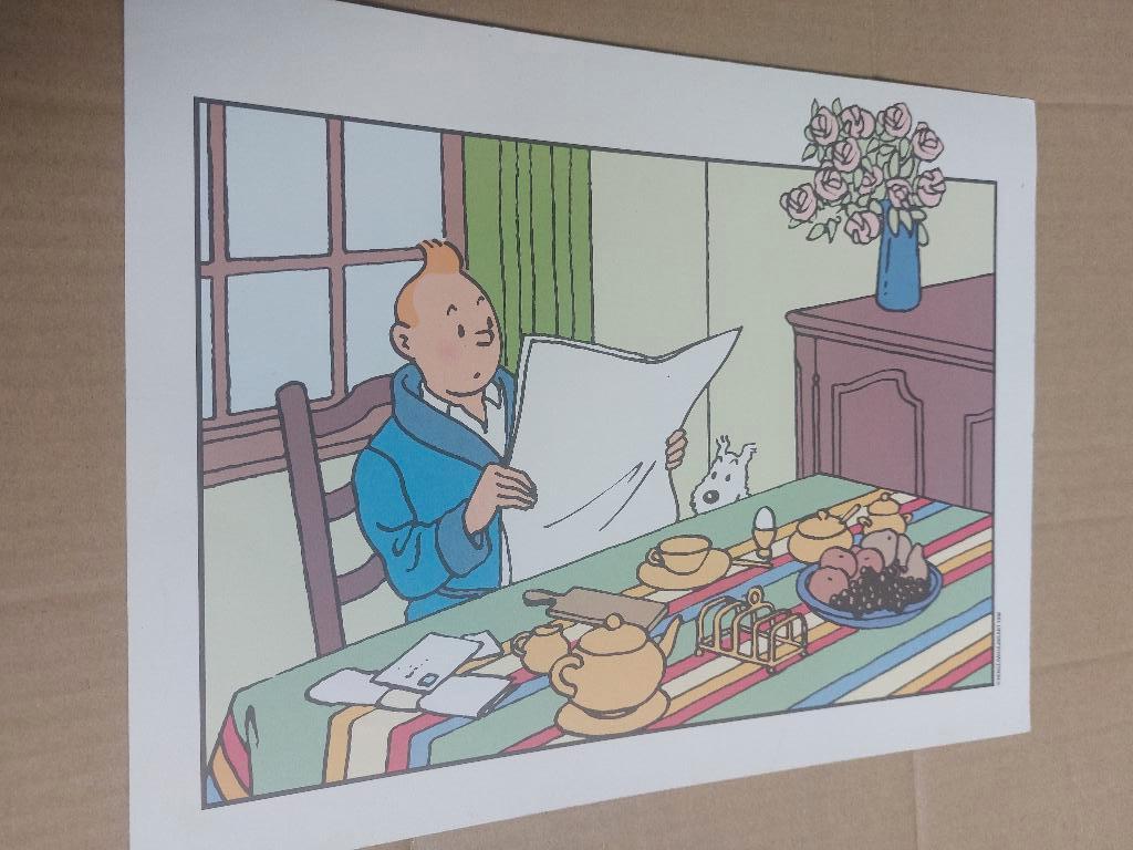 Ex Libris Kuifje Moulinsart 1998, Ophalen of Verzenden, Zo goed als nieuw