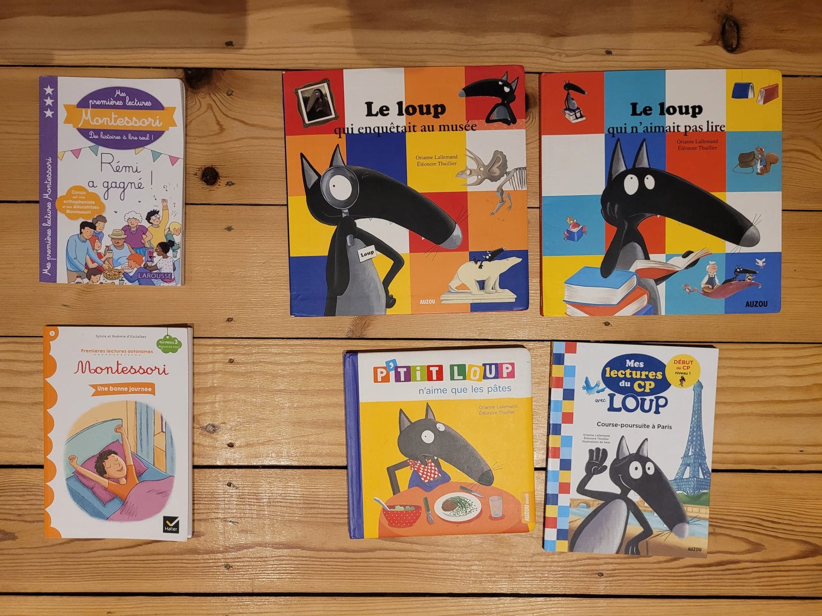 Livres Loup et Montessori Premières Lectures, Enlèvement, Comme neuf