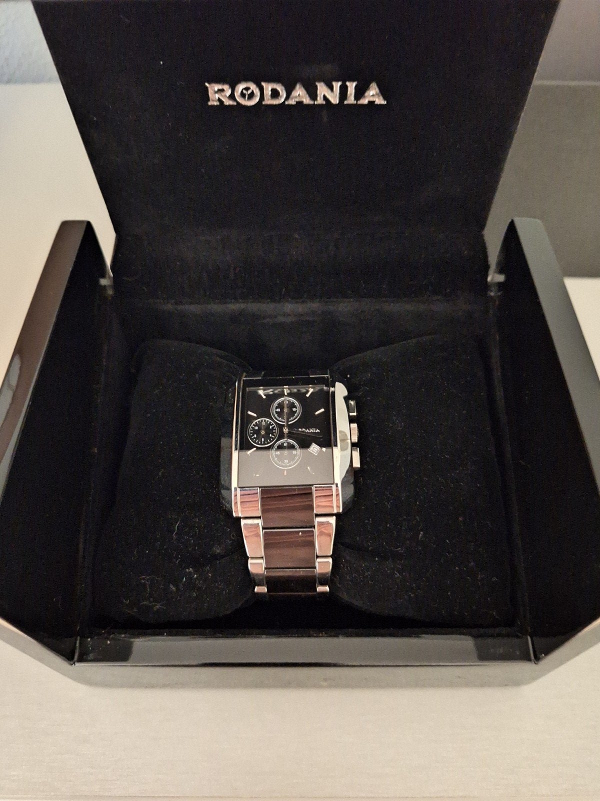 Montre Homme Rodania, Bijoux, Sacs & Beauté, Enlèvement ou Envoi, Acier, Acier, Neuf