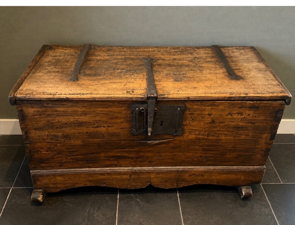 Houten kist, Ophalen, Gebruikt