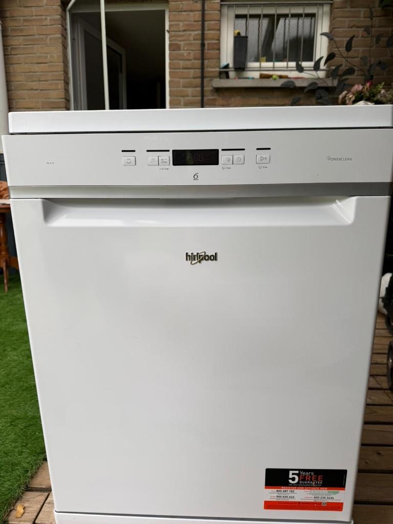 Whirlpool 6th Sense vaatwasser – in goede staat, Electroménager, Lave-vaisselle, Enlèvement, Comme neuf, Autoportant, Classe énergétique A ou plus économe