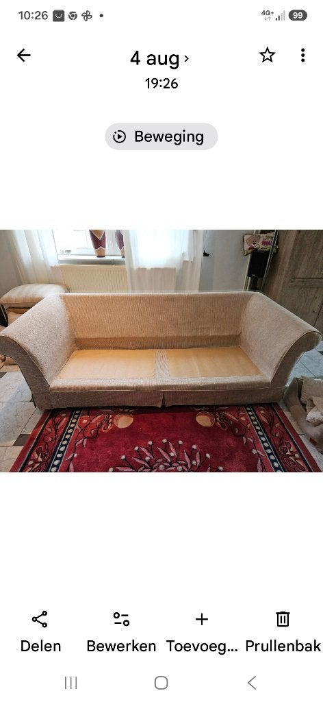 Zetel, Huis en Inrichting, Zetels | Zetels, Ophalen, Gebruikt, Stof
