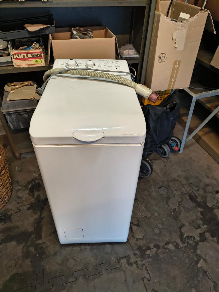 Wasmachine Zanussi toplader, Elektronische apparatuur, Wasmachines, Gebruikt, Bovenlader, 4 tot 6 kg, 85 tot 90 cm, Minder dan 1200 toeren