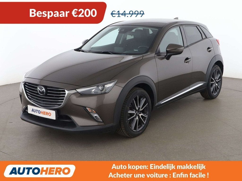 Mazda CX-3 2.0 Exceed AWD (bj 2017), Auto's, Mazda, Gebruikt, Bruin, https://public.car-pass.be/vhr/c3714f81-ea6c-4e95-8980-13b5f93b7037