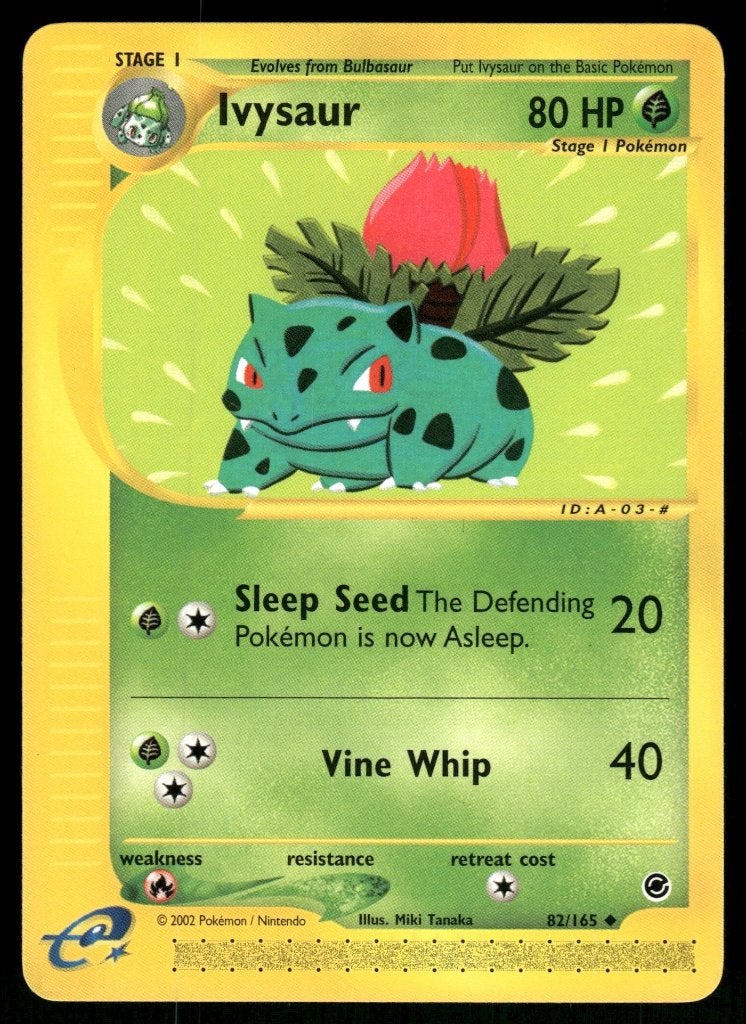 Ivysaur 82/165 - Expedition Base Set (NM), Hobby en Vrije tijd, Verzamelkaartspellen | Pokémon, Verzenden, Gebruikt
