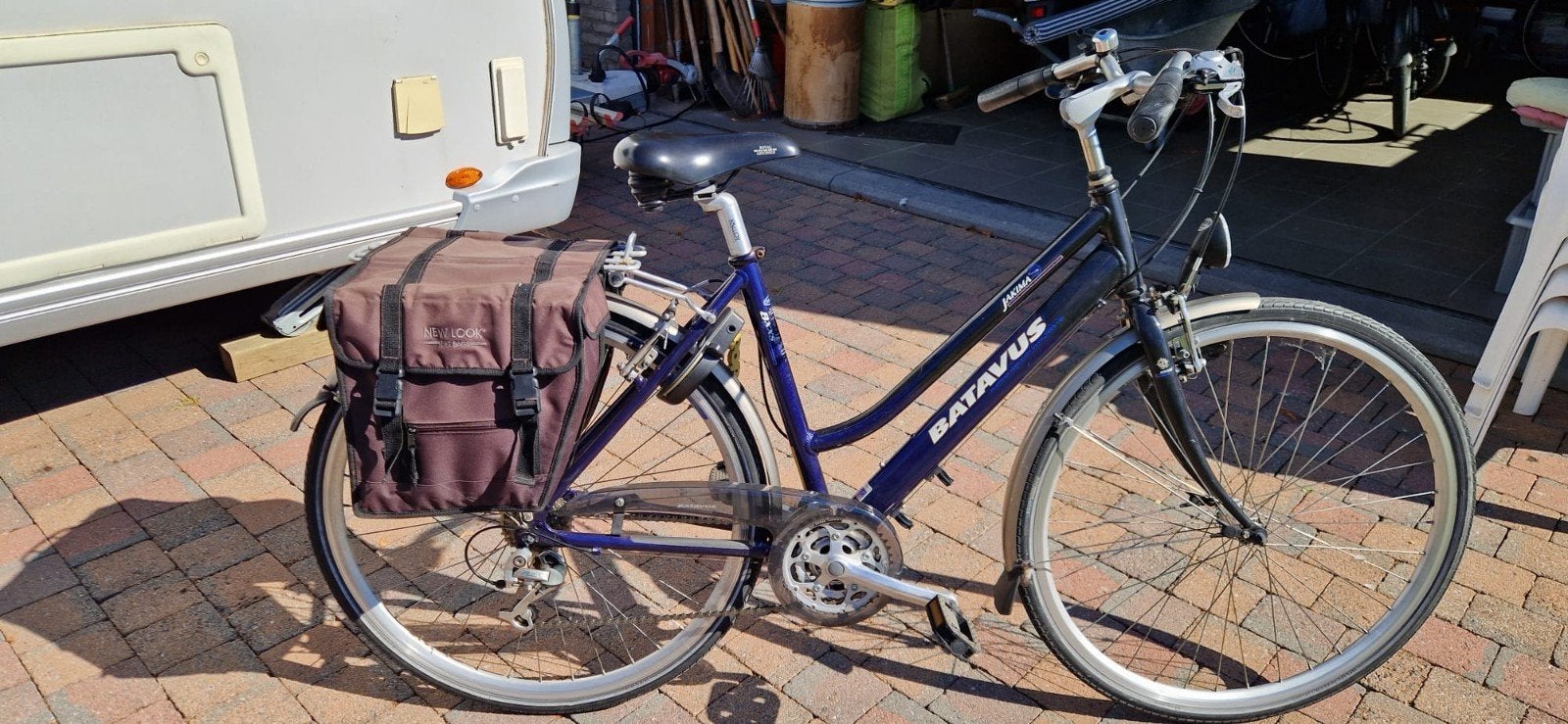 Damesfiets Batavus klein kader. Maximum persoonslengte 1,60, Enlèvement, Frein sur jante, Vitesses