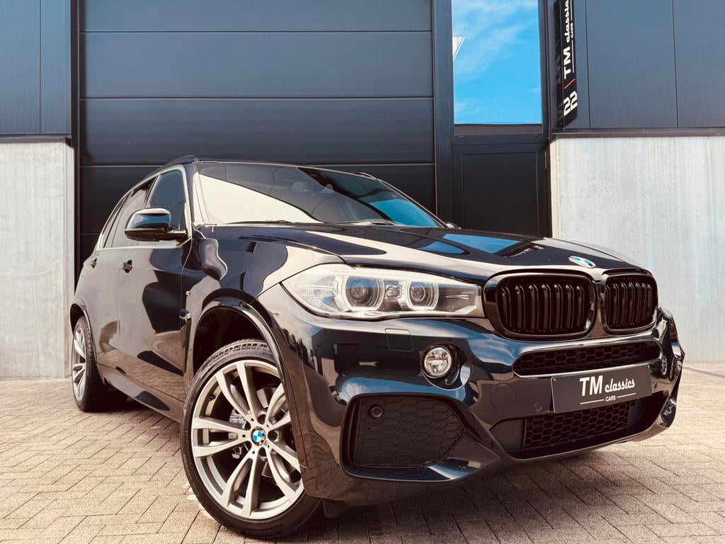 BMW X5 3.0 das Xdrive Mpakket, Auto's, Automaat, Lichtsensor, 2993 cc, Blauw