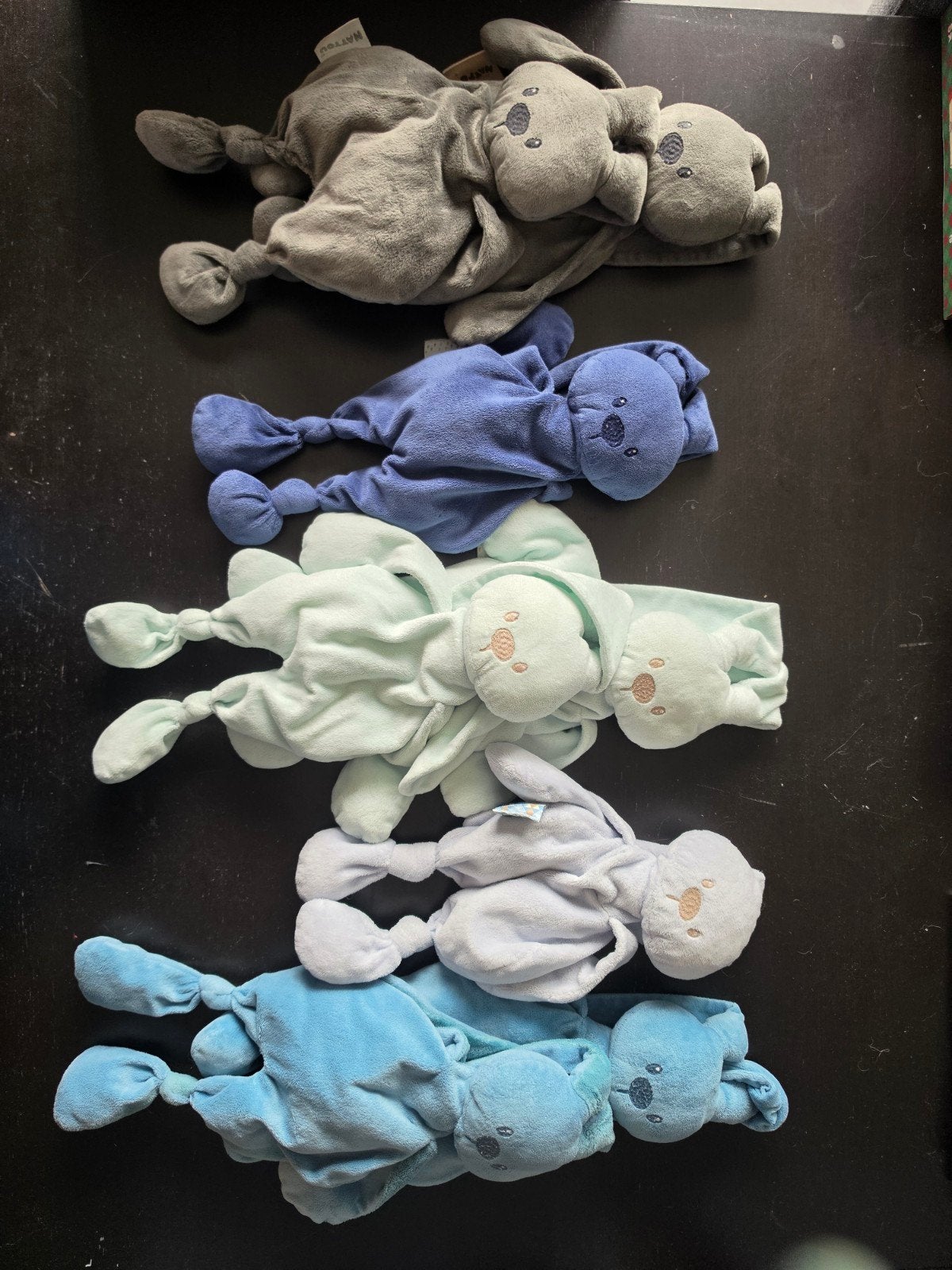 Nattou Lapidou knuffel konijn, Enfants & Bébés, Lapin, Autres marques, Comme neuf, Multicolore