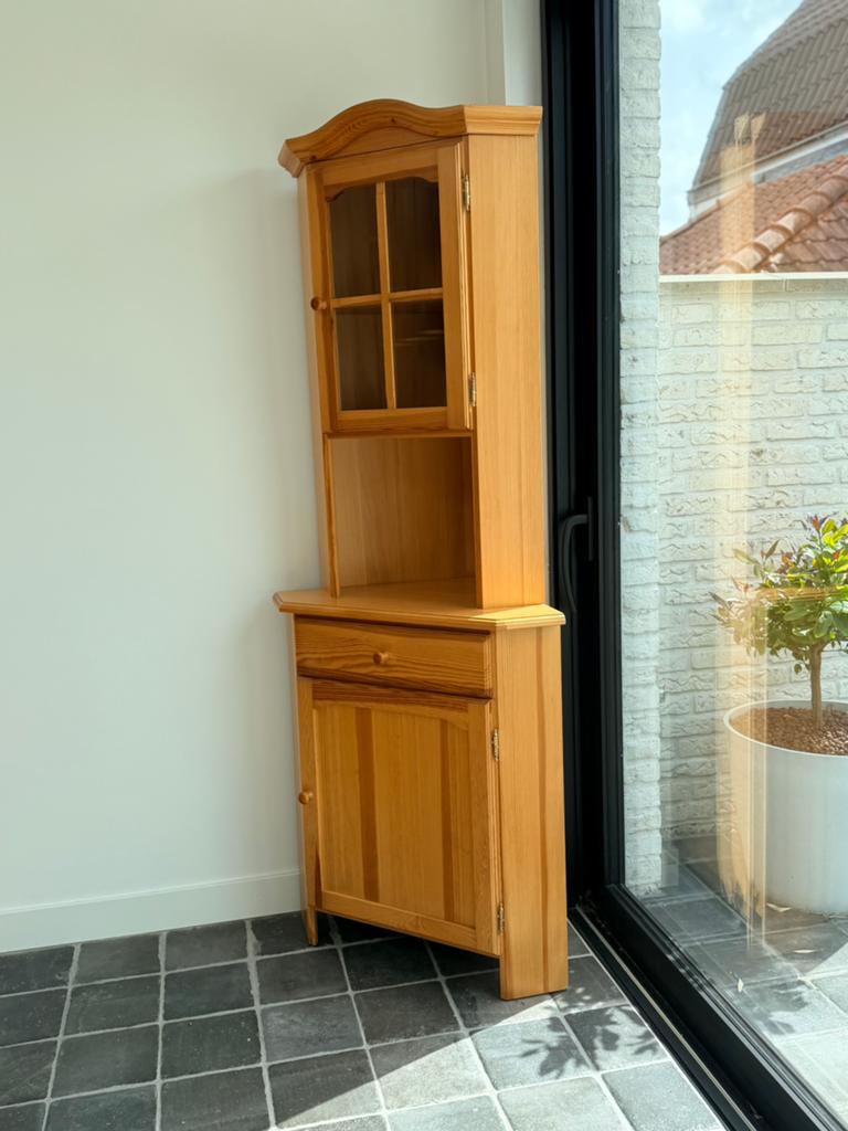 Plaatsbesparende hoekkast, Ophalen, Met deur(en), Zweeds, 50 tot 100 cm