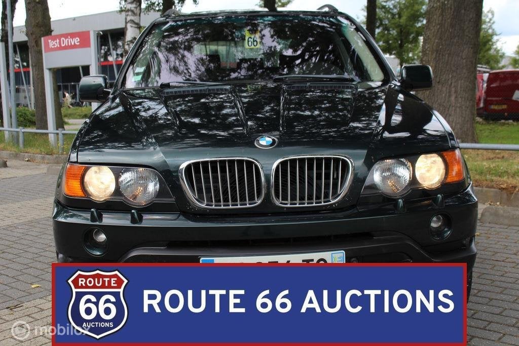 BMW X5 4.4i | 2001 | Route 66 Auctions, Autos, Oldtimers & Ancêtres, Achat, Entreprise, Boîte manuelle, Autre carrosserie