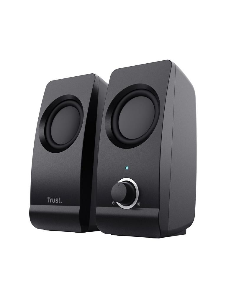 TRUST Remo 2.0 Speakerset Zwart //, Computers en Software, Pc speakers, Ophalen, Zo goed als nieuw, Audiokanaal 2