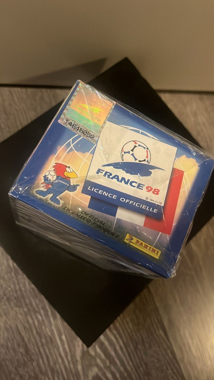 Panini gesealde box worldcup 1998 wk 98, Verzenden