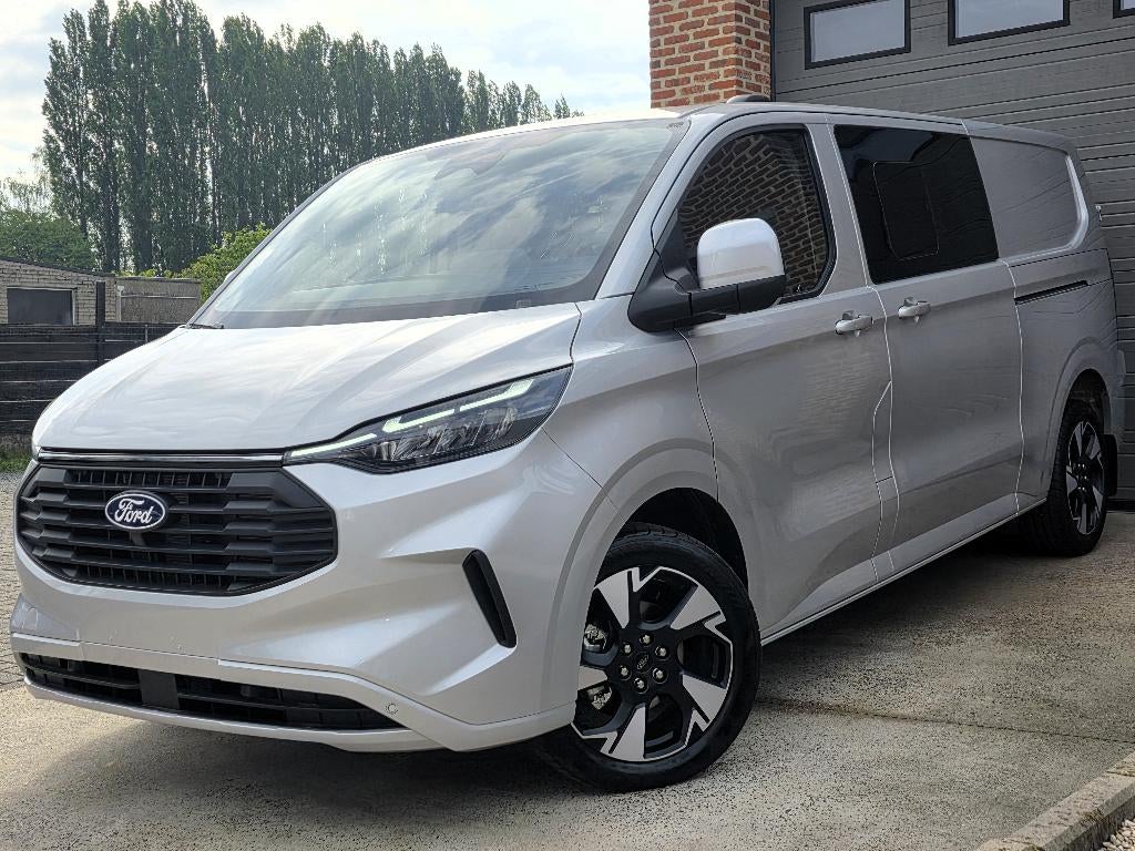 Ford Transit Custom Limited - 2025 NIEUW 0KM - DubCab 5Zits, Auto's, Bestelwagens en Lichte vracht, Bedrijf, Te koop, ABS, Achteruitrijcamera