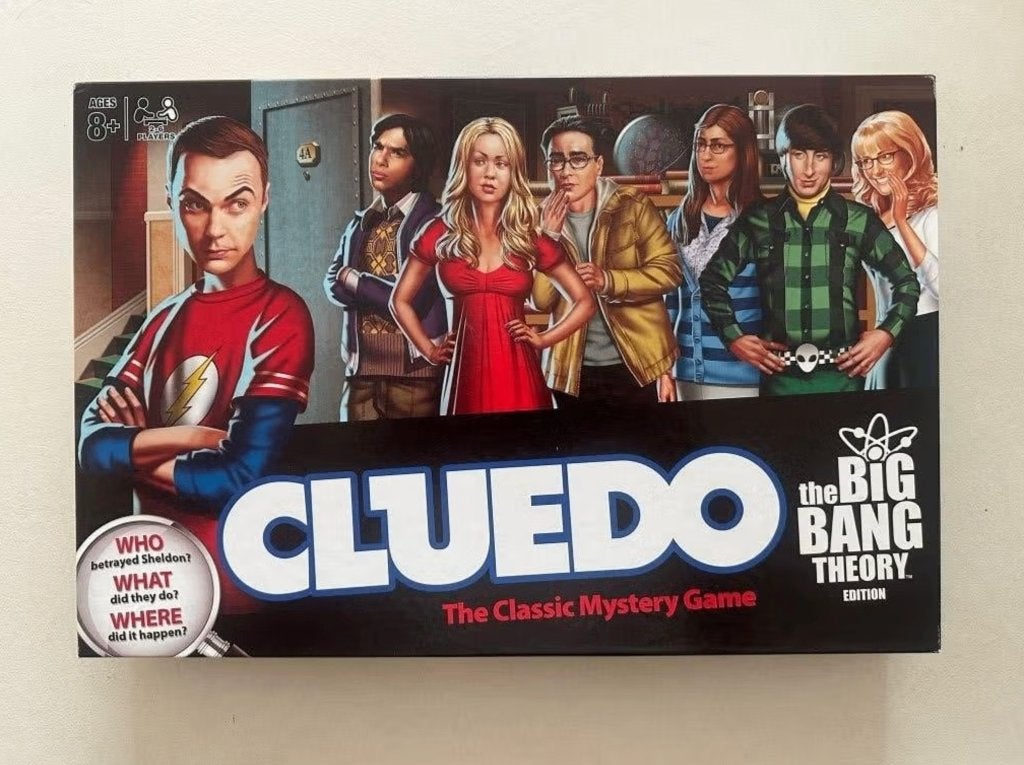 Cluedo The Big Bang Theory Edition – compleet bordspel, Een of twee spelers, Ophalen of Verzenden, Zo goed als nieuw, HASBRO