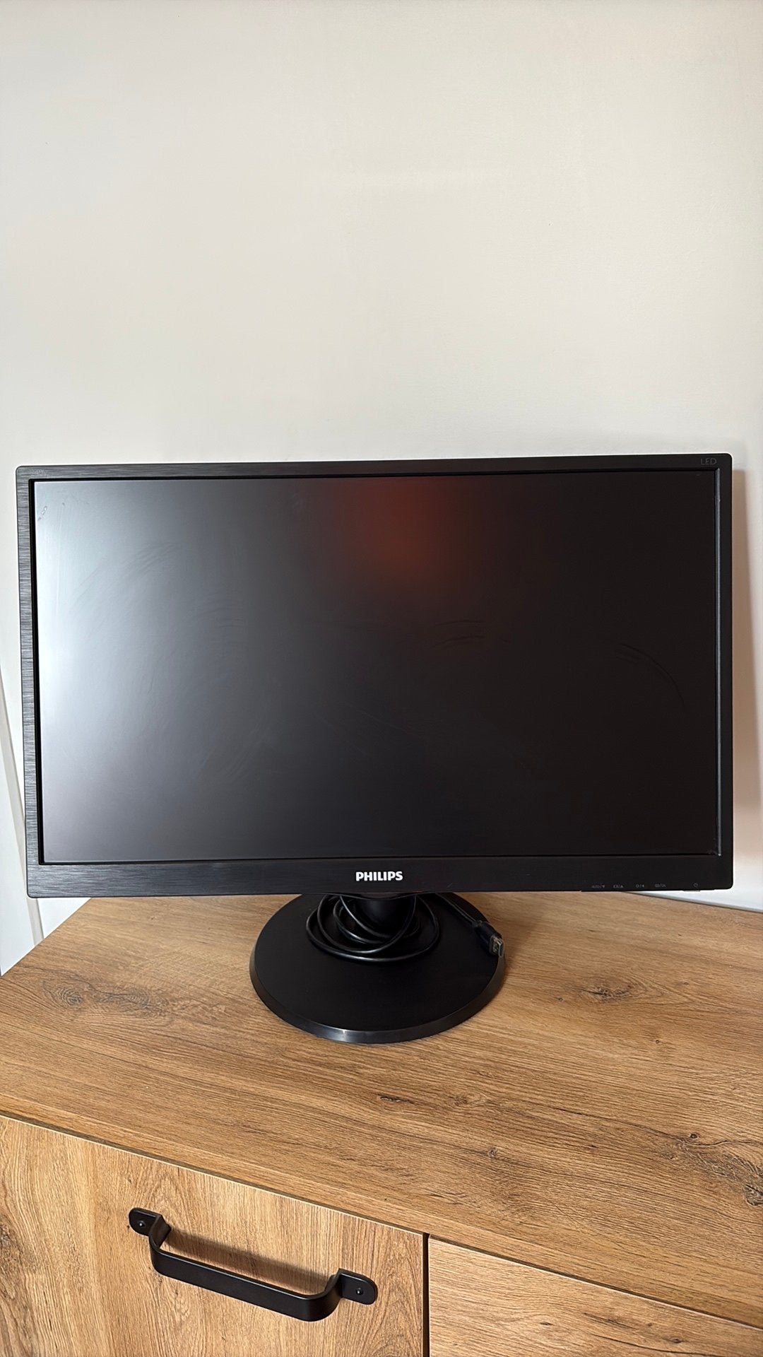 Computer monitor lcd Philips 240V5Q - 24”, Ophalen, Zo goed als nieuw, HDMI