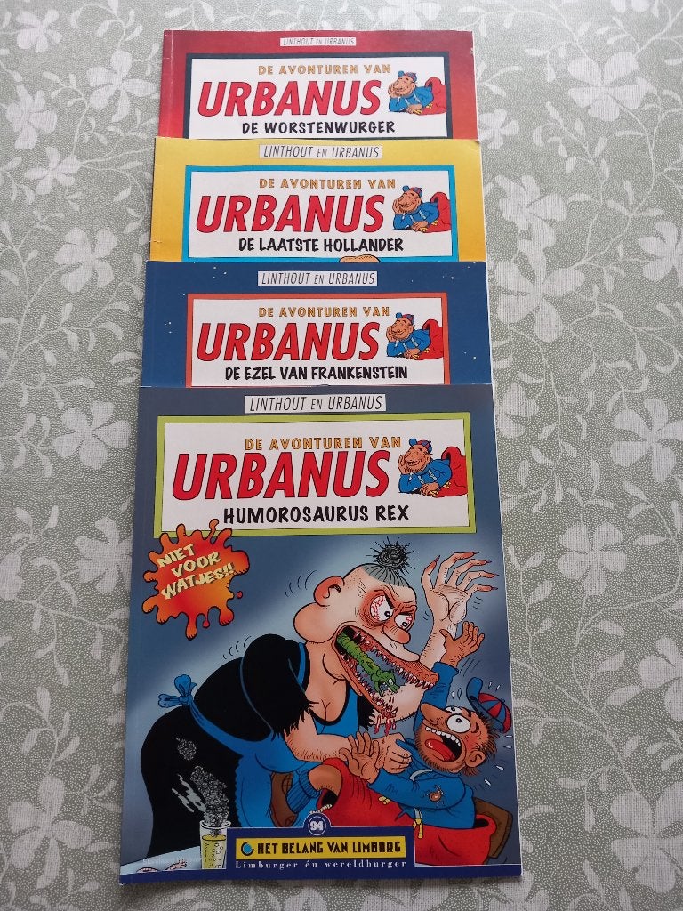 4 strips van Linthout en Urbanus, Meerdere stripboeken, Ophalen, Nieuw, Linthout en Urbanus