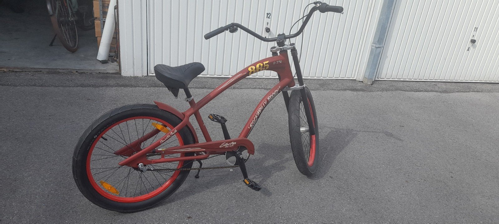 chopper fiets, Vélos & Vélomoteurs, Vélos | Cruisers & Lowriders, Frein sur jante, Enlèvement ou Envoi, Aluminium, 59 cm ou plus