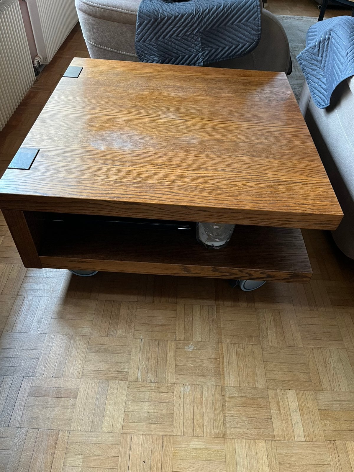 Salon tafel, Maison & Meubles, Tables | Tables de salon, 50 à 100 cm, Carré, Enlèvement, Utilisé