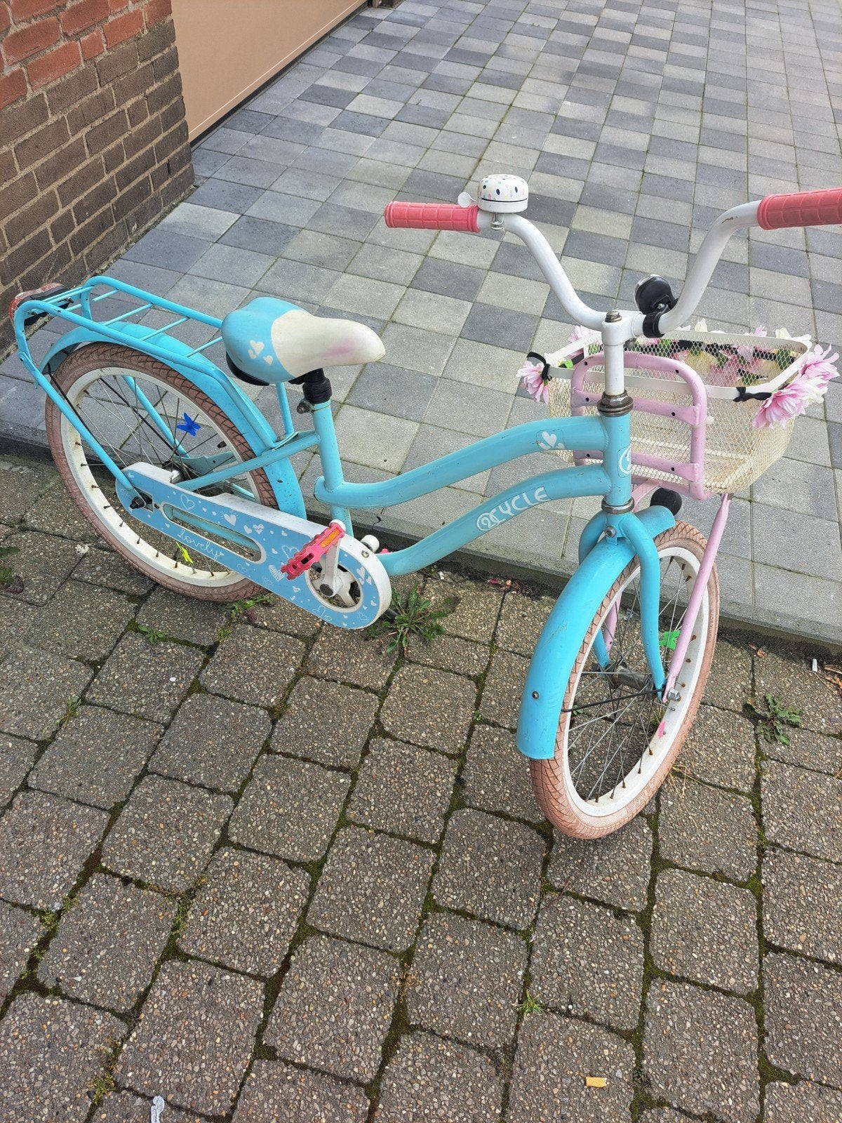 Fiets meisje, Ophalen, 20 inch