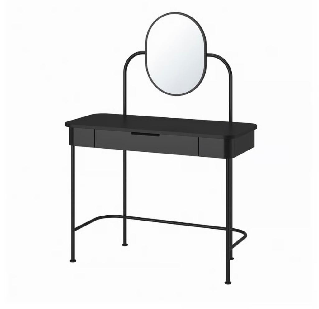 Make-up tafel, Ophalen, Metaal of Aluminium, 100 tot 150 cm, 50 tot 100 cm
