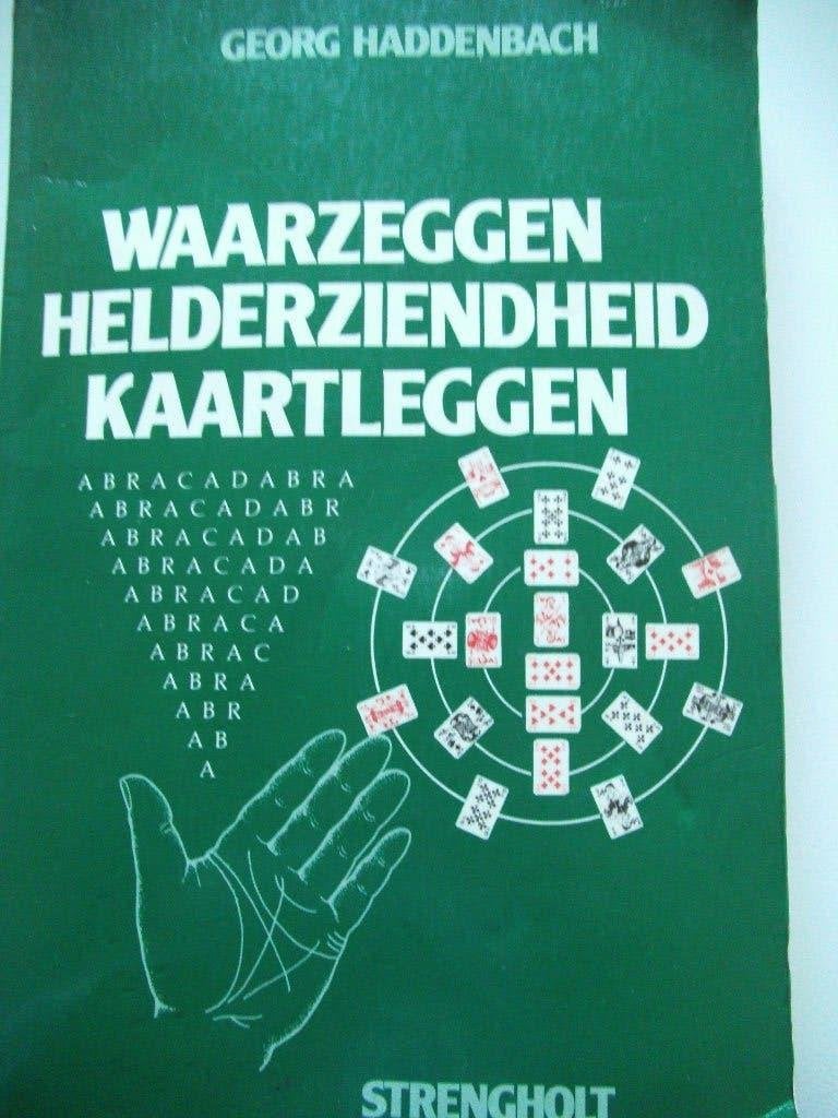 Waarzeggen, Helderziendheid, Kaartleggen, Boeken, Gelezen, Spiritualiteit algemeen, Ophalen of Verzenden, Georg Haddenbach