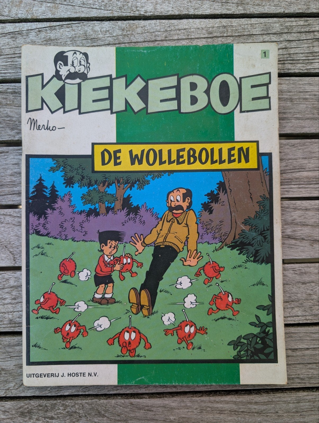 Kiekeboe nr 1 - De Wollebollen 1978, Une BD, Enlèvement ou Envoi, Utilisé