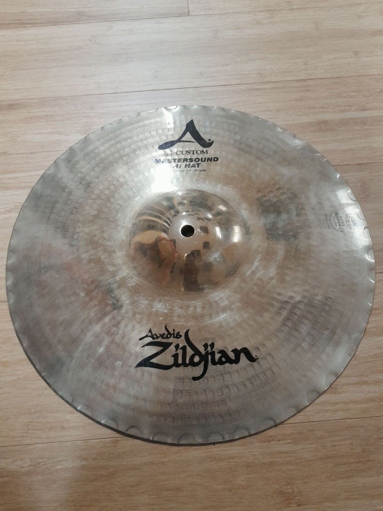 Zildjian 14" A-Custom Mastersound Hi Hat, Musique & Instruments, Batteries & Percussions, Enlèvement ou Envoi, Comme neuf
